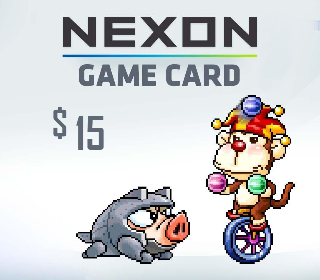 Nexon USD 15 Game Card US Logo