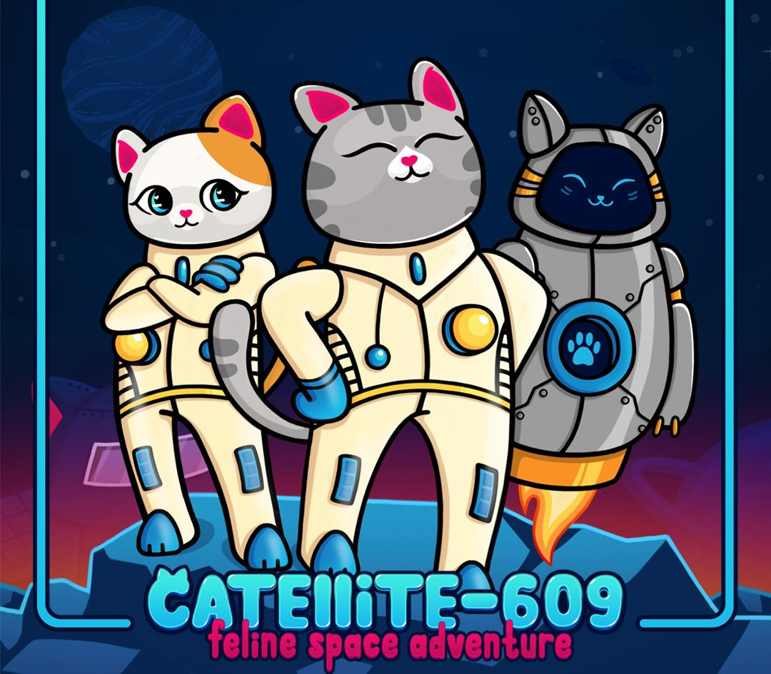 Catellite-609: feline space adventure Steam CD Key Logo