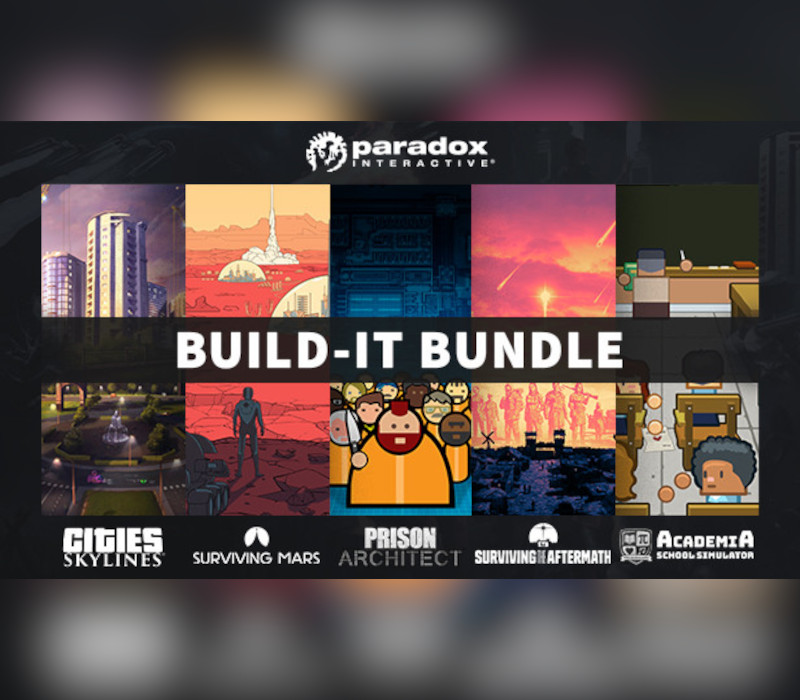 Paradox Build It Bundle 2023 Steam CD Key Logo