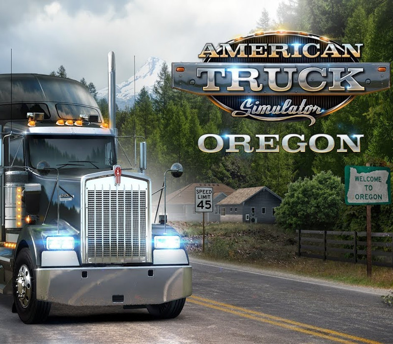 American Truck Simulator - Oregon DLC RU/CIS PC Steam CD Key Logo