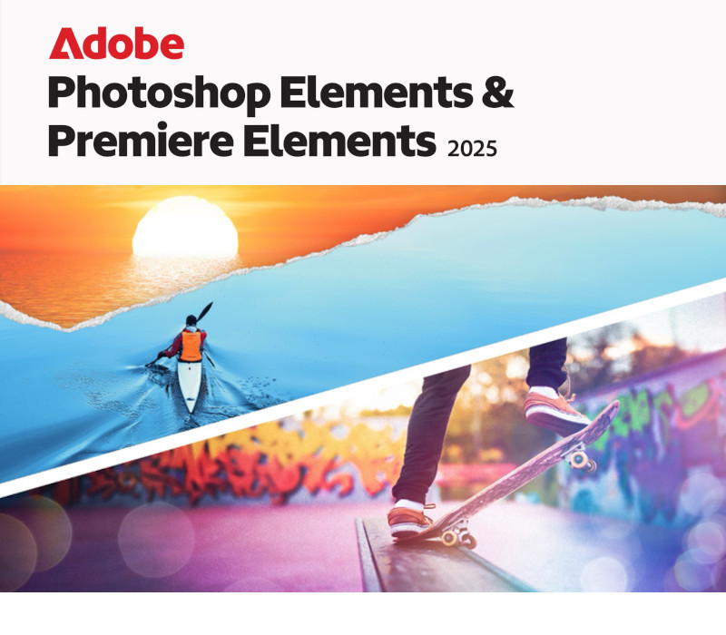 Adobe Photoshop Elements 2025 & Premiere Elements 2025 (3 Years / 1 PC/MAC) Logo