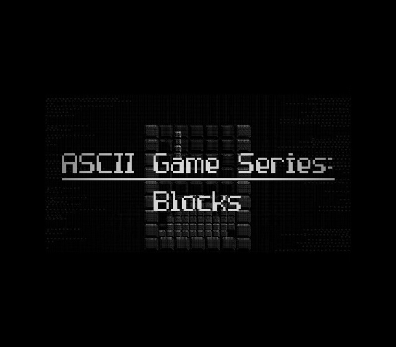 ASCII Game Series: Blocks Steam CD Key Logo
