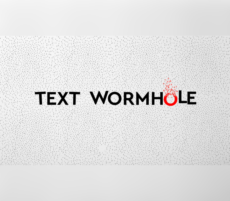 Text Wormhole PC Steam CD Key Logo