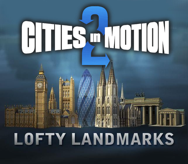 Cities in Motion 2 - Lofty Landmarks DLC PC Steam CD Key Logo