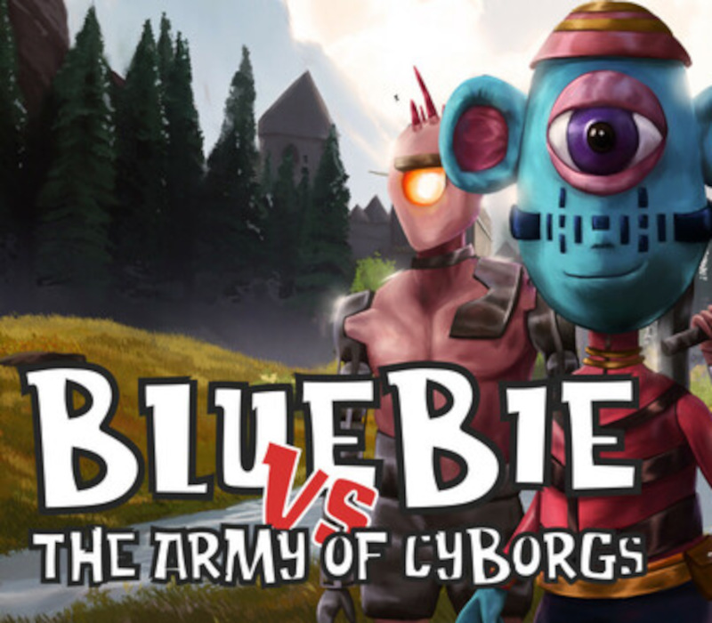 Bluebie VS The Army of Cyborgs PC Steam CD Key Logo