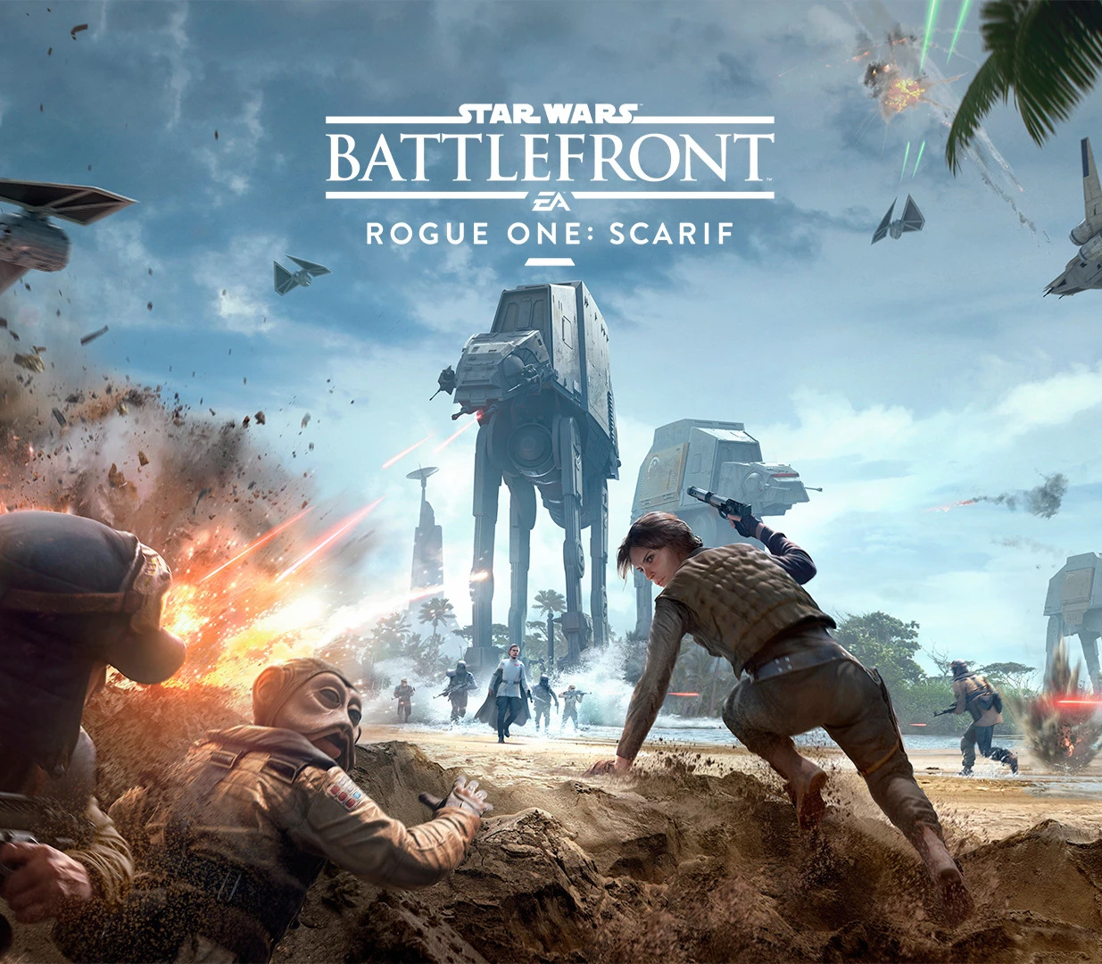 Star Wars Battlefront - Rogue One: Scarif DLC PC EA App CD Key Logo