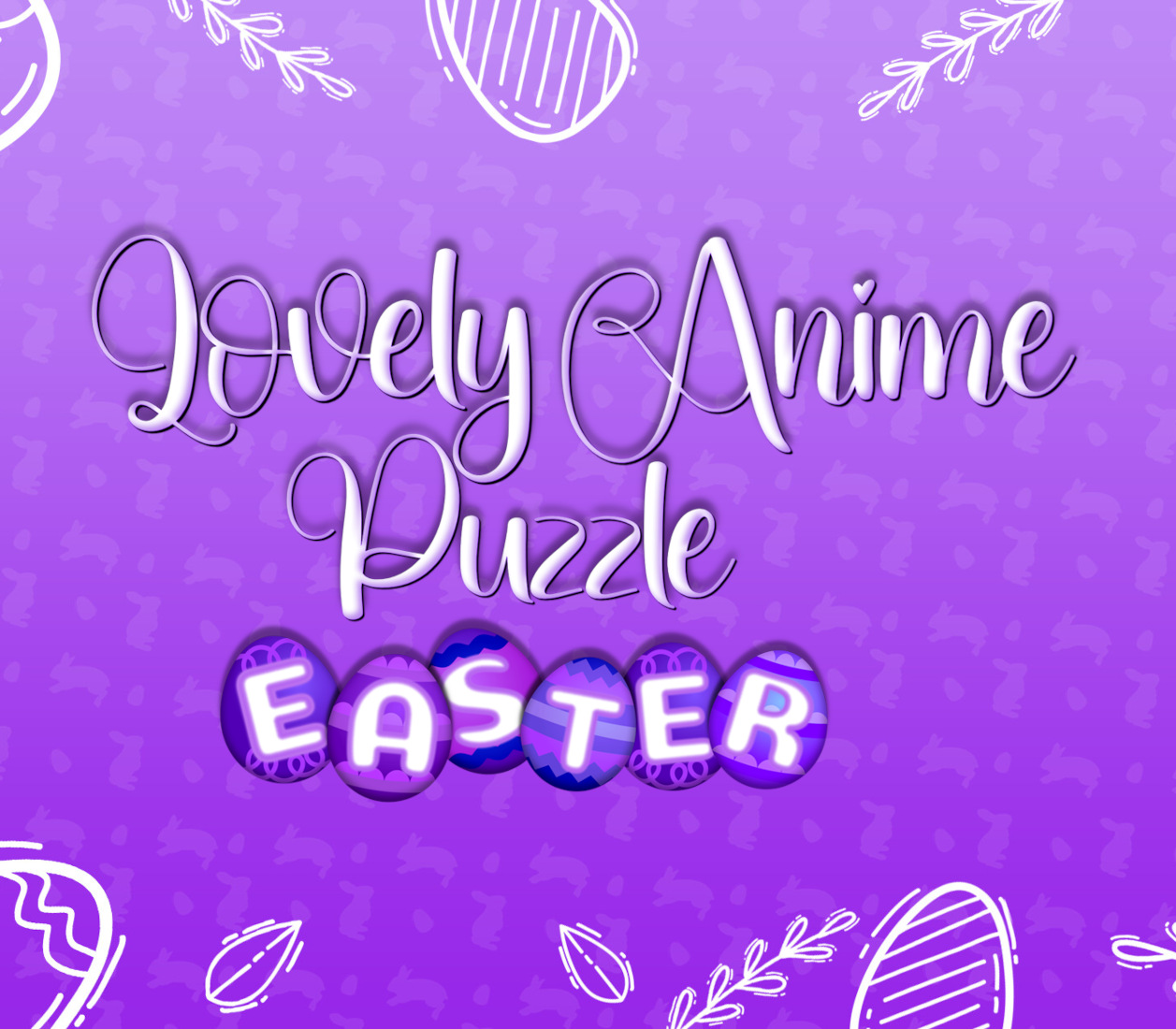 Lovely Anime Puzzle: Easter PC Steam CD Key Logo