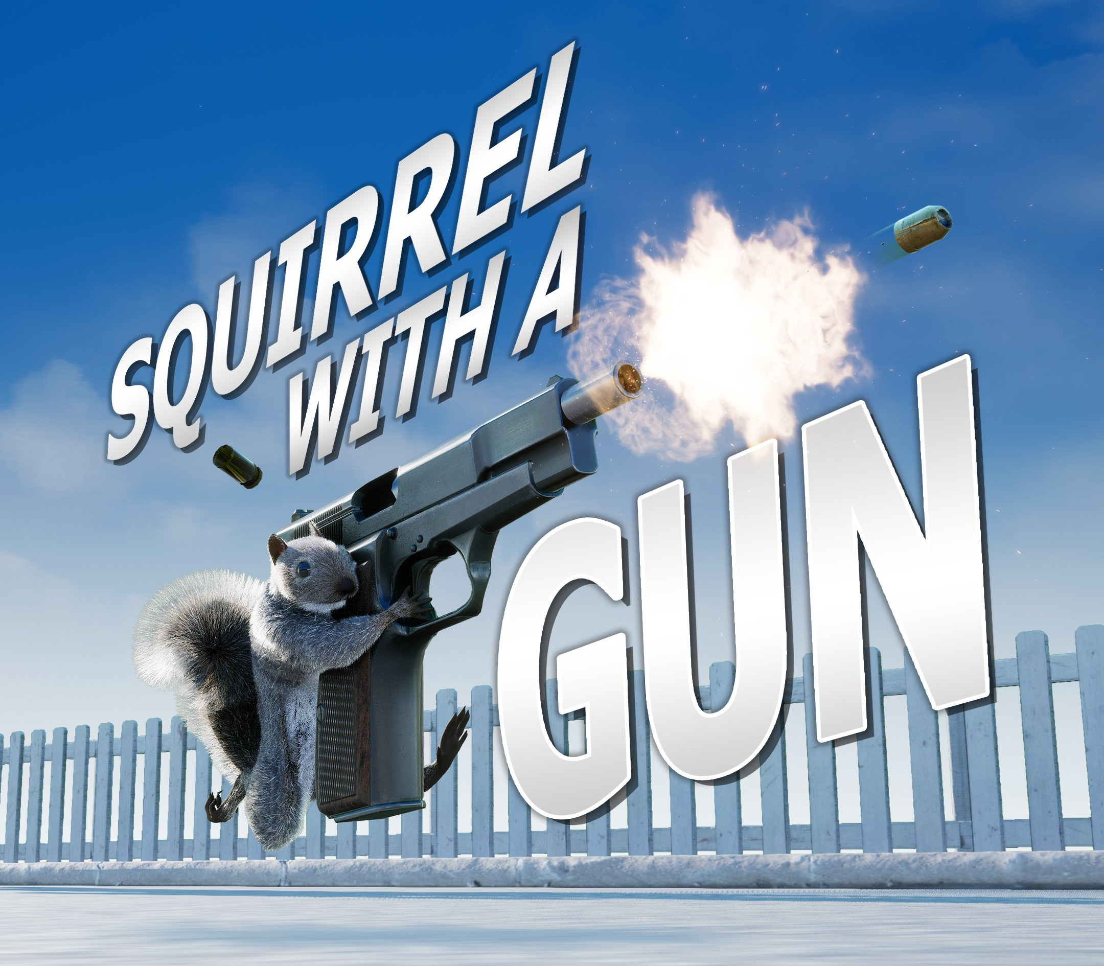 Squirrel with a Gun EU PC Steam CD Key Logo