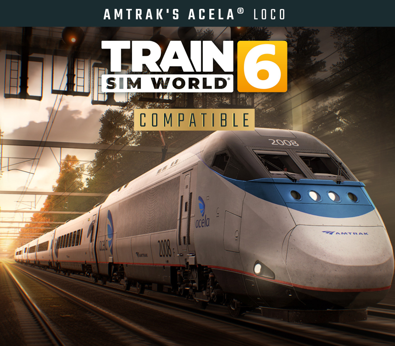 Train Sim World 6 - Amtrak's Acela DLC European Union XBOX One / Xbox Series X|S / PC CD Key Logo
