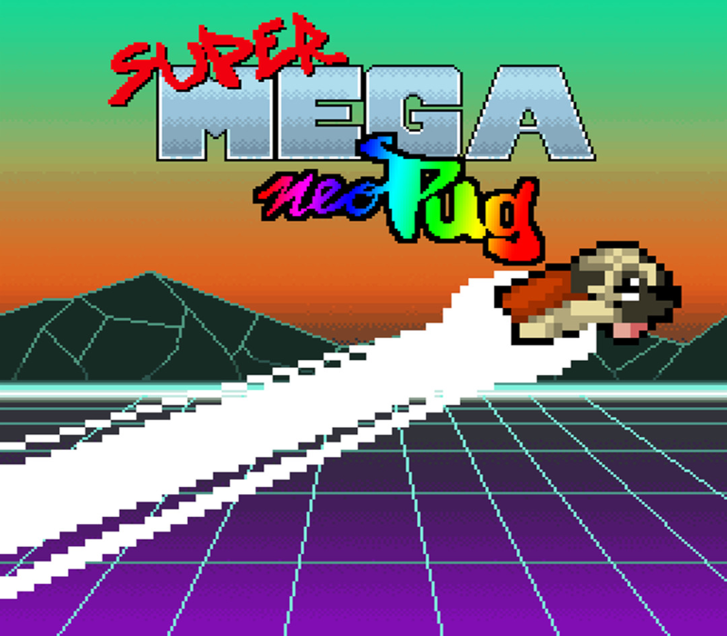 Super Mega Neo Pug PC Steam CD Key Logo