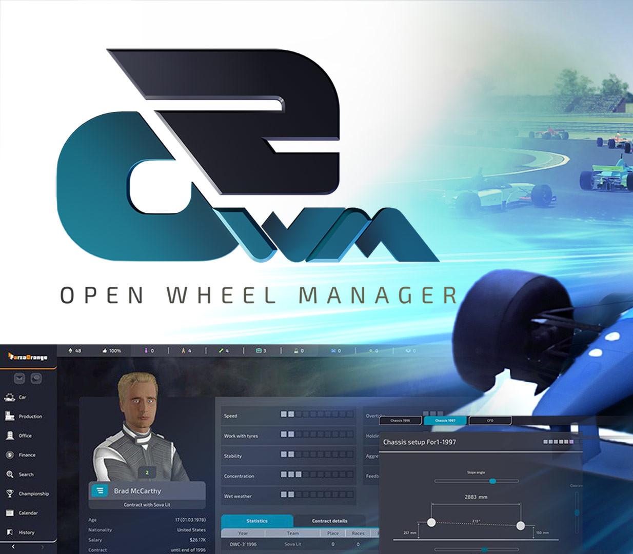Open Wheel Manager 2 Steam CD Key Logo