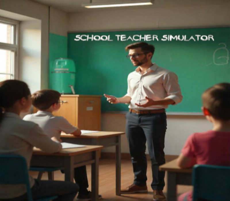 Schoolteacher Simulator PC Steam CD Key Logo