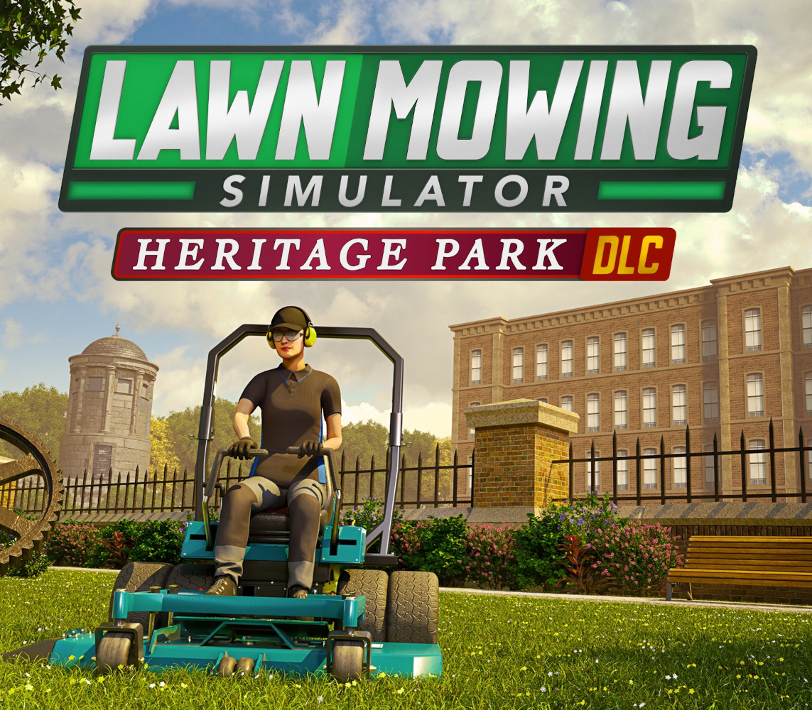 Lawn Mowing Simulator - Heritage Park DLC EU PC Steam CD Key Logo