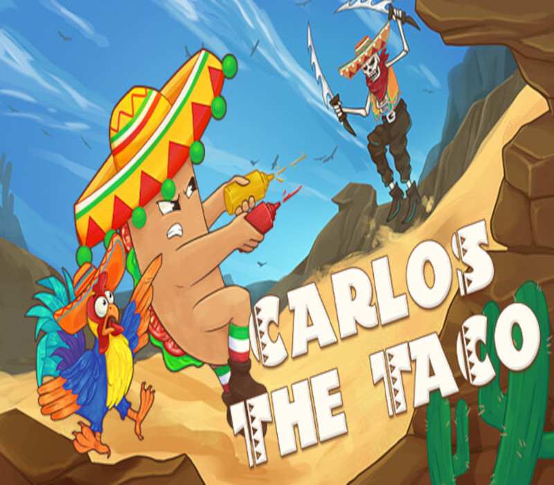 Carlos the Taco EN Language Only Steam CD Key Logo