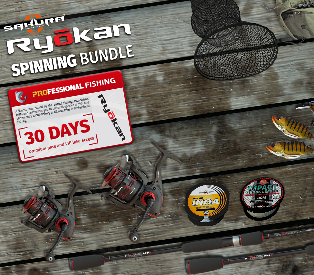 Professional Fishing - Sakura Ryokan Spinning DLC Steam CD Key Logo