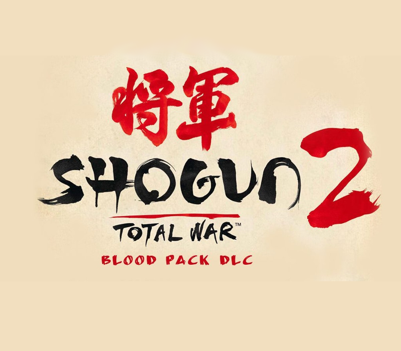 Total War: SHOGUN 2 - Blood Pack DLC PC Steam CD Key Logo