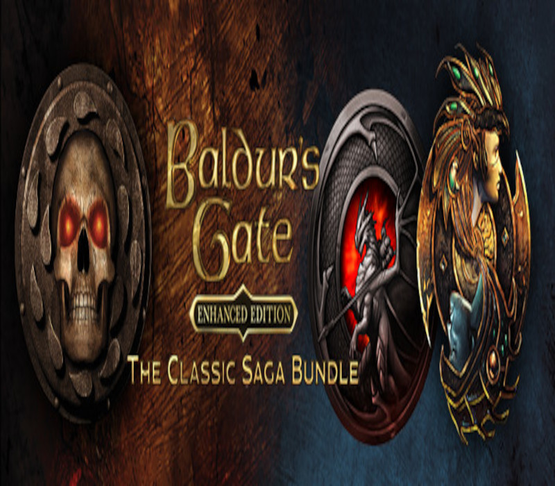 Baldur's Gate: The Classic Saga Bundle PC Steam CD Key Logo