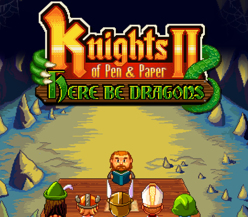 Knights of Pen and Paper 2 - Here Be Dragons DLC Steam CD Key Logo