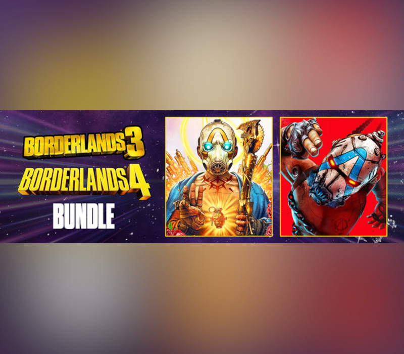 Borderlands 3 & 4 Bundle PC Steam CD Key Logo