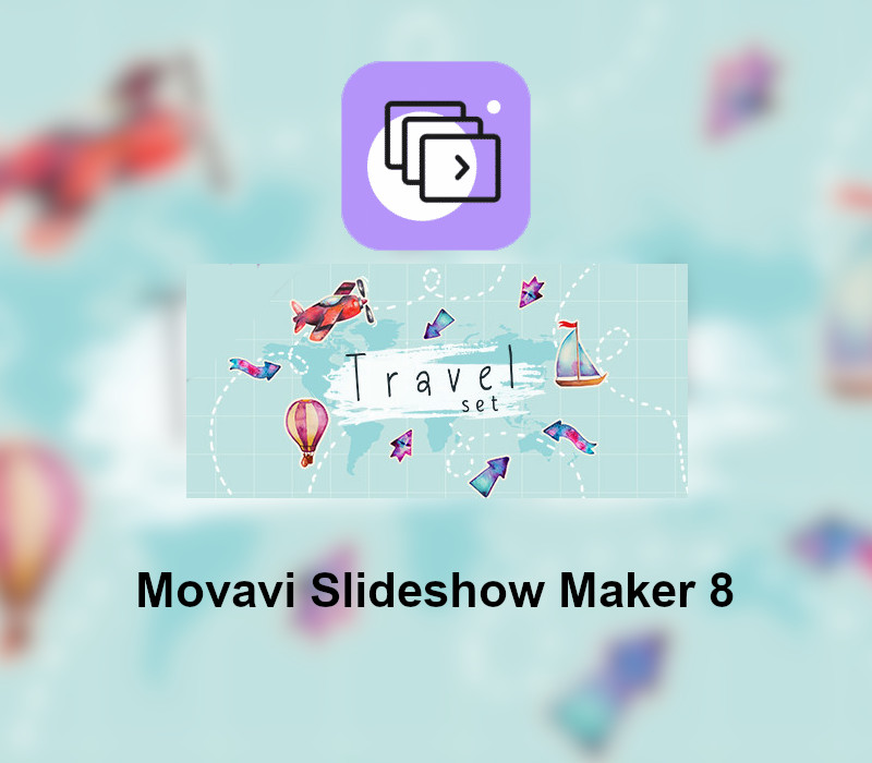 Movavi Slideshow Maker 8 - Travel Set Effects DLC Steam CD Key Logo