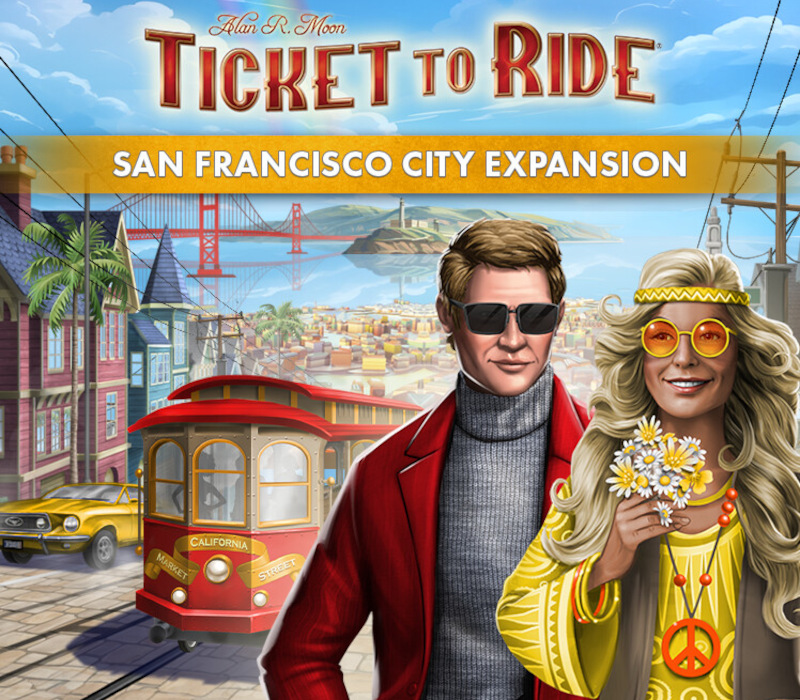 Ticket to Ride - San Francisco City Expansion DLC PC Steam CD Key Logo