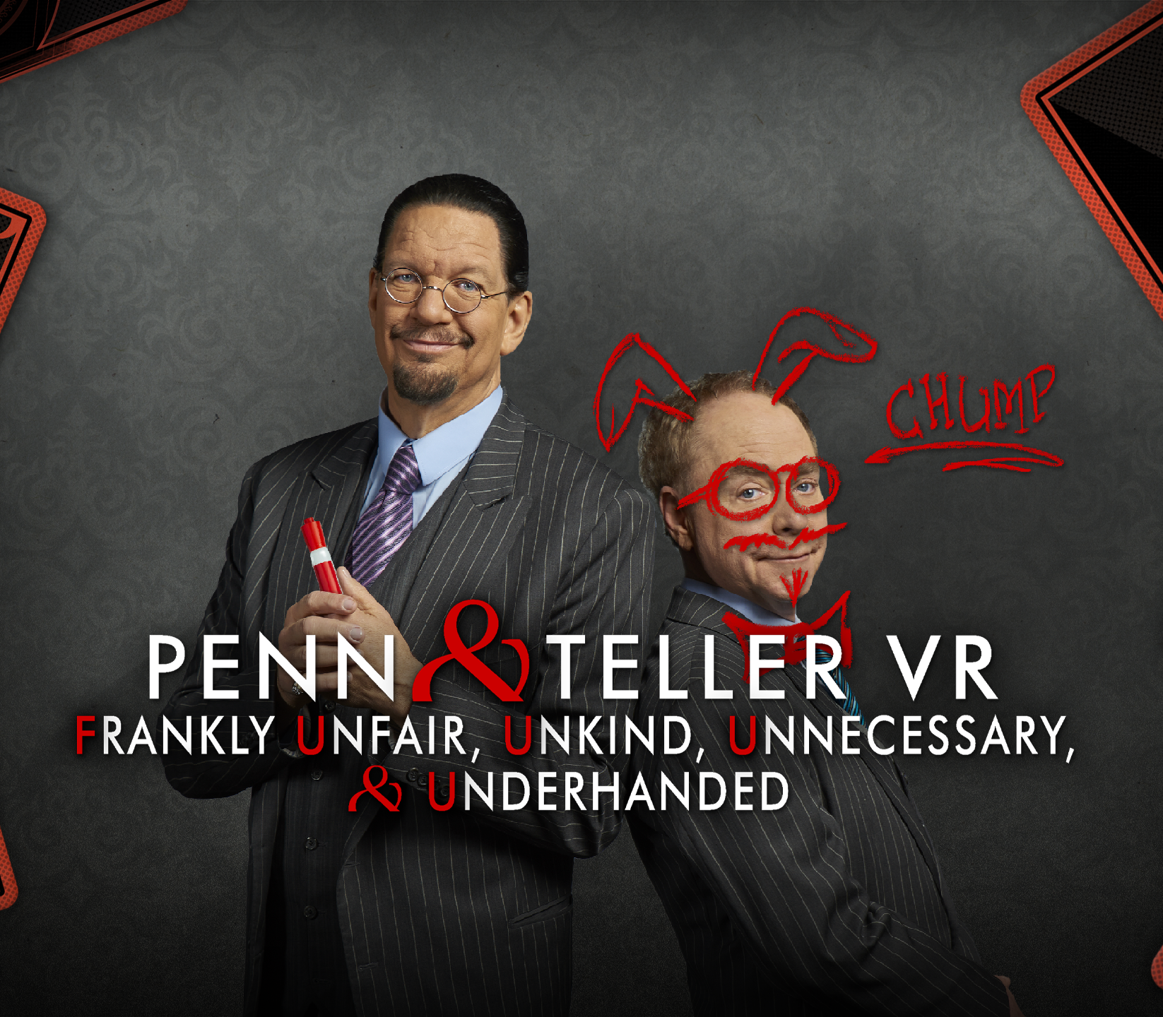 Penn & Teller VR: Frankly Unfair, Unkind, Unnecessary, & Underhanded Steam CD Key Logo