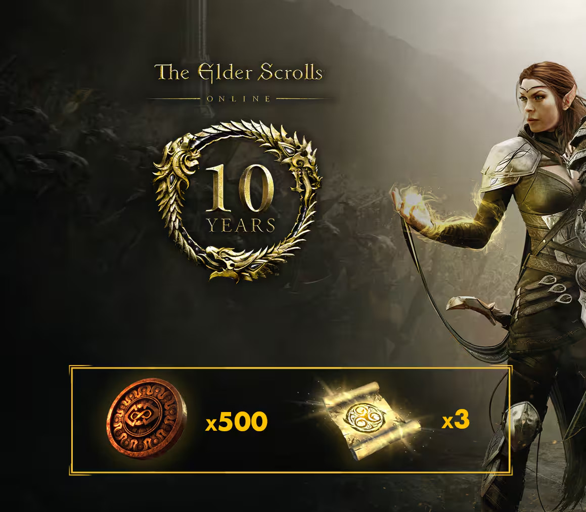 The Elder Scrolls Online - 10th Anniversary Pack DLC XBOX One / Xbox Series X|S / PC CD Key Logo