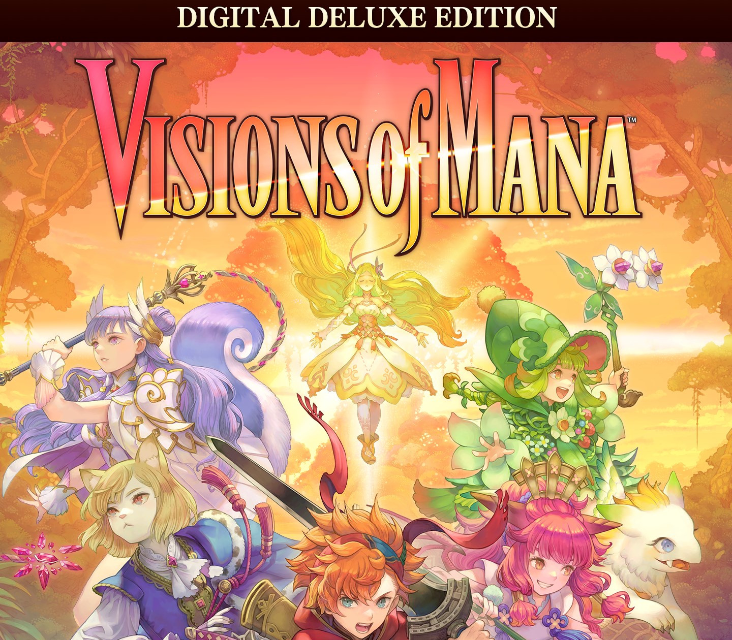 Visions of Mana Deluxe Edition PC Steam CD Key Logo