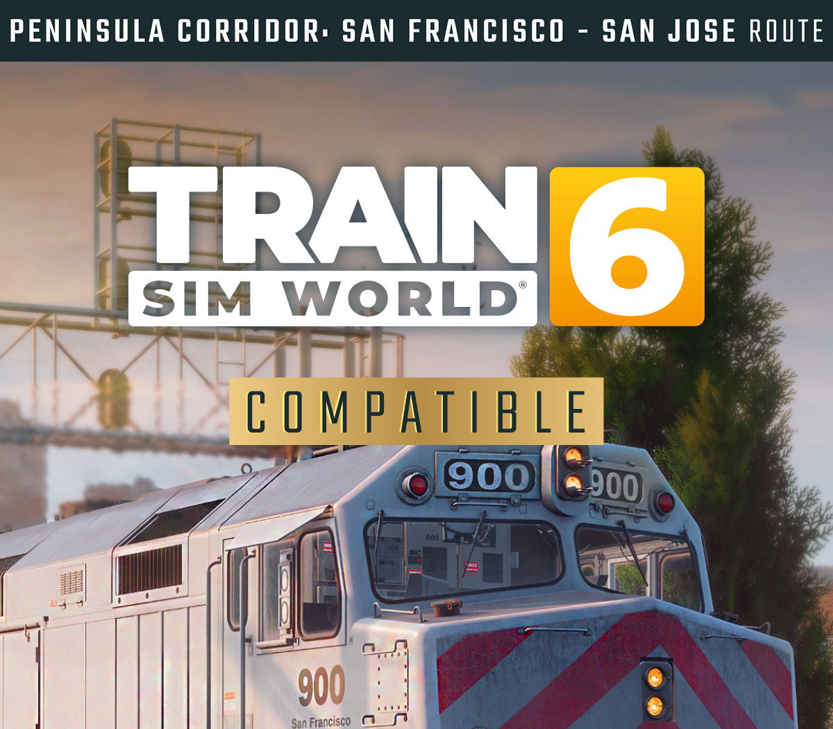 Train Sim World 6: Peninsula Corridor: San Francisco - San Jose DLC EU XBOX One / Xbox Series X|S CD Key Logo