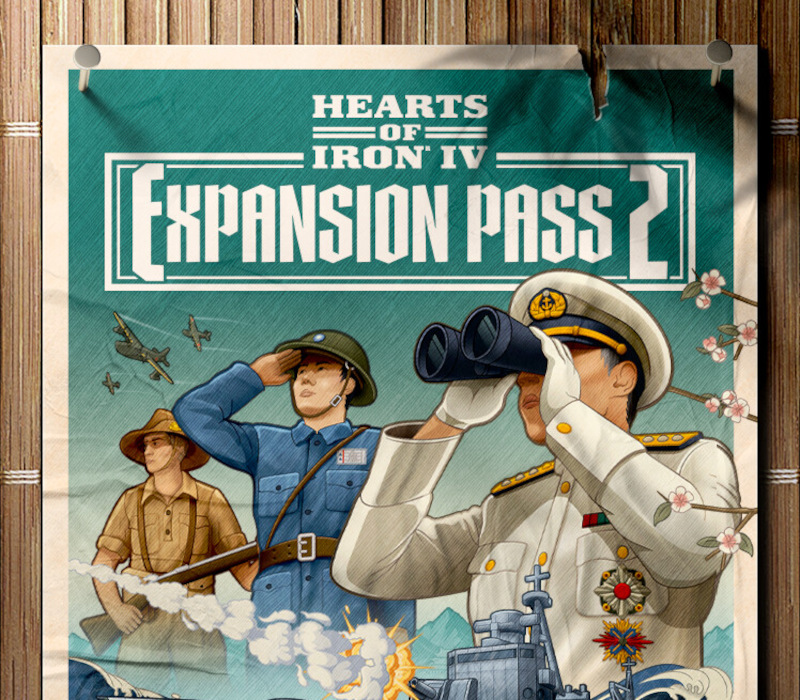 Hearts of Iron IV - Expansion Pass 2 DLC PC Steam CD Key Logo