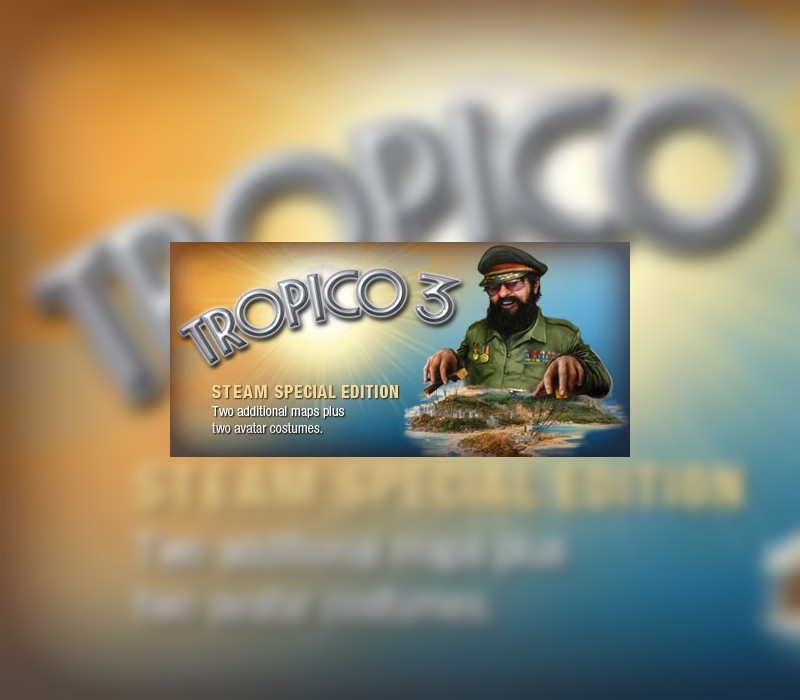 Tropico 3: Steam Special Edition Steam CD Key Logo