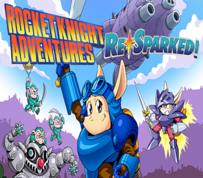 Rocket Knight Adventures: Re-Sparked EU PC Steam CD Key Logo
