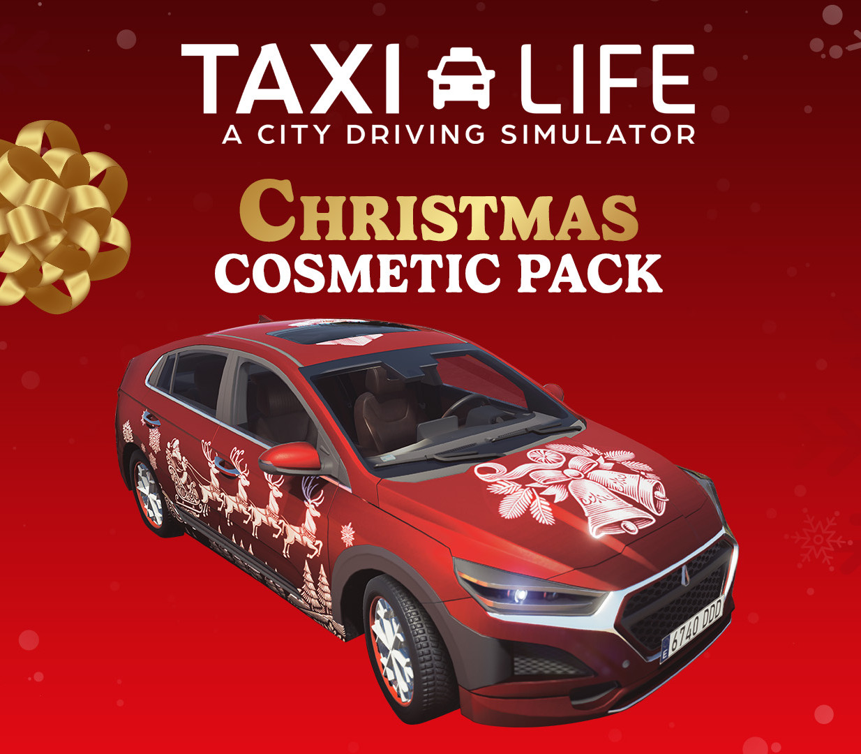 Taxi Life: A City Driving Simulator - Christmas Cosmetic Pack DLC PC Steam CD Key Logo