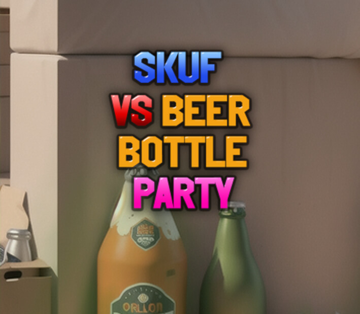Skuf vs beer bottle party PC Steam CD Key Logo