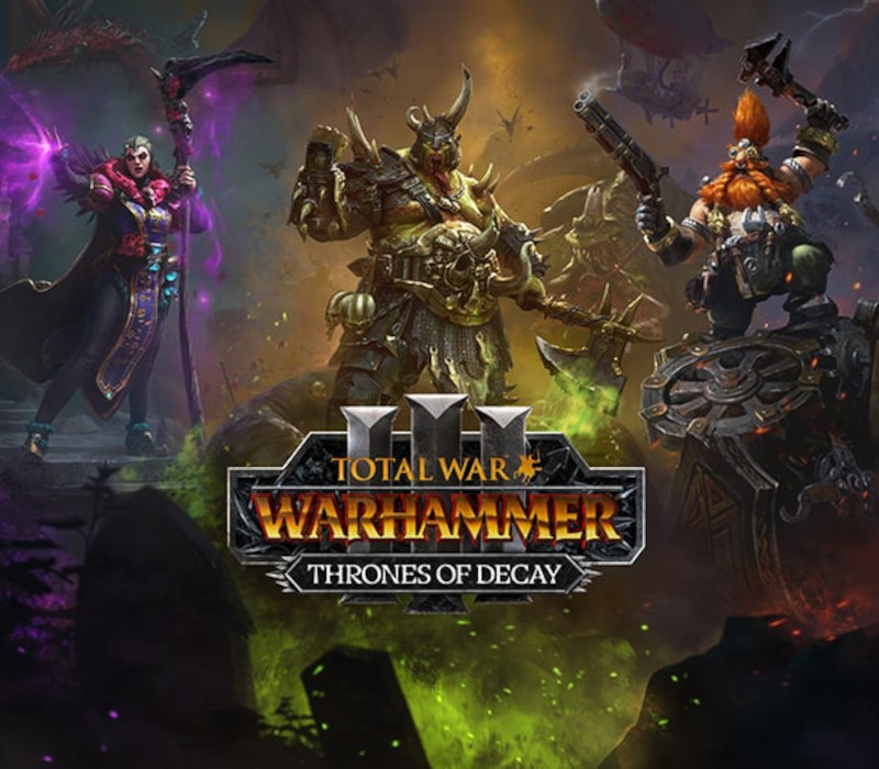 Total War: WARHAMMER III - Thrones of Decay DLC PC Steam CD Key Logo