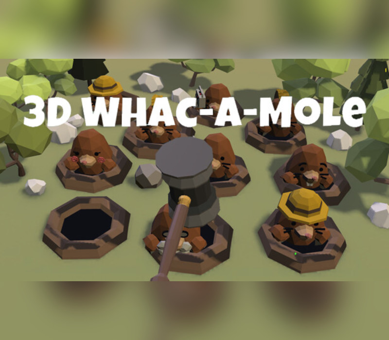 3D Whac-A-Mole Steam CD Key Logo