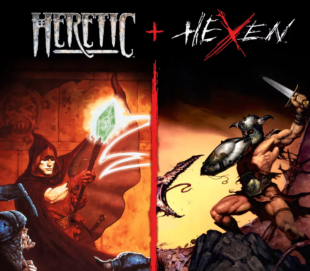 Heretic + Hexen PC Steam CD Key Logo