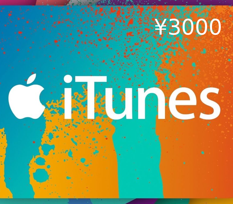iTunes JPY 3000 Card JP Logo