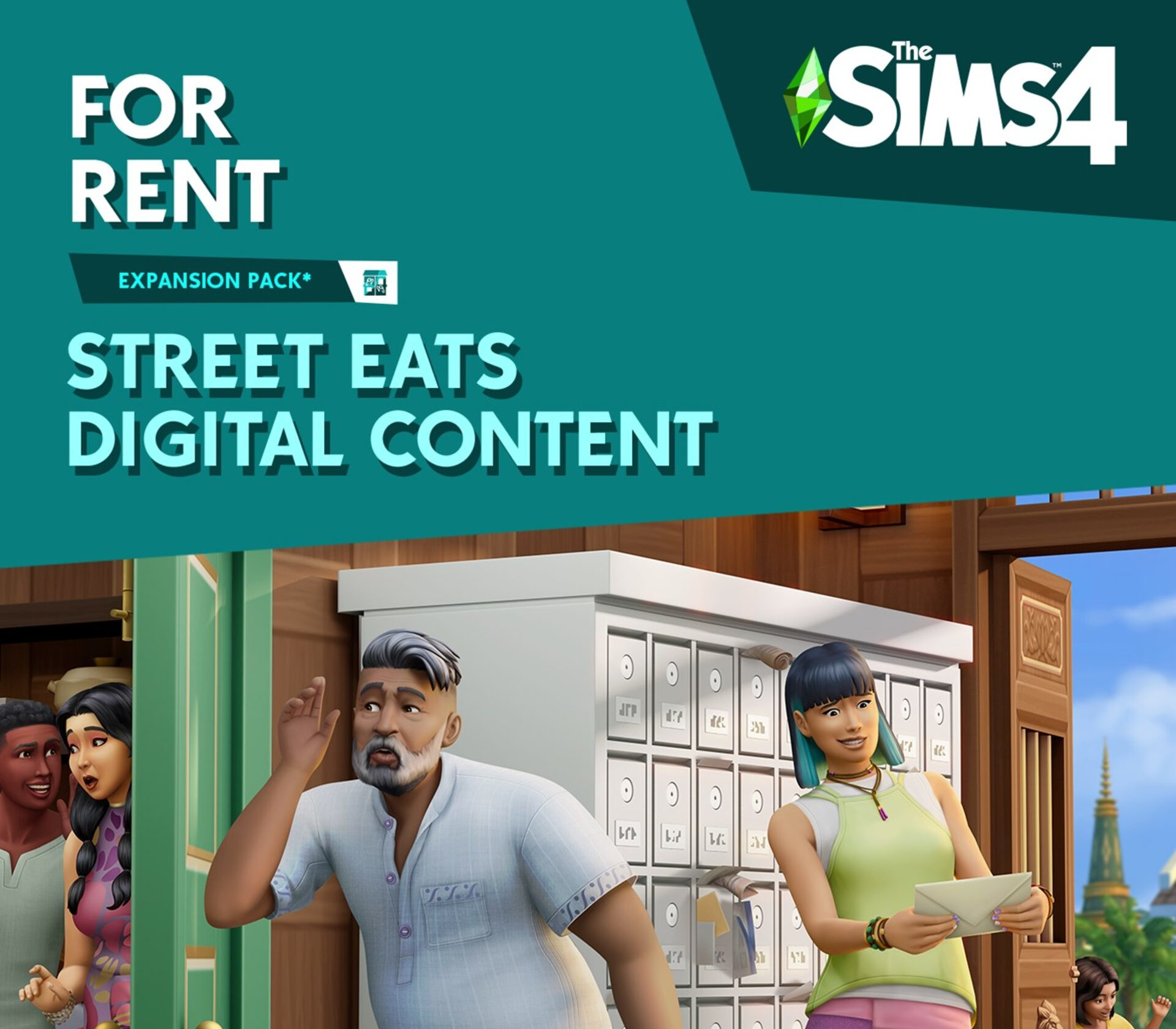 The Sims 4 - For Rent: Street Eats Digital Content DLC EA App CD Key Logo