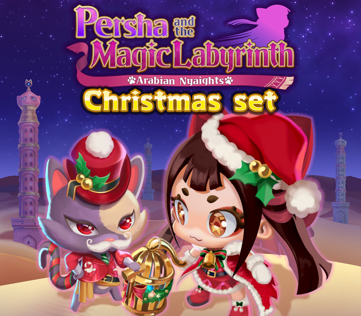 Persha and the Magic Labyrinth - "Christmas set" Costume Set DLC PC Steam CD Key Logo