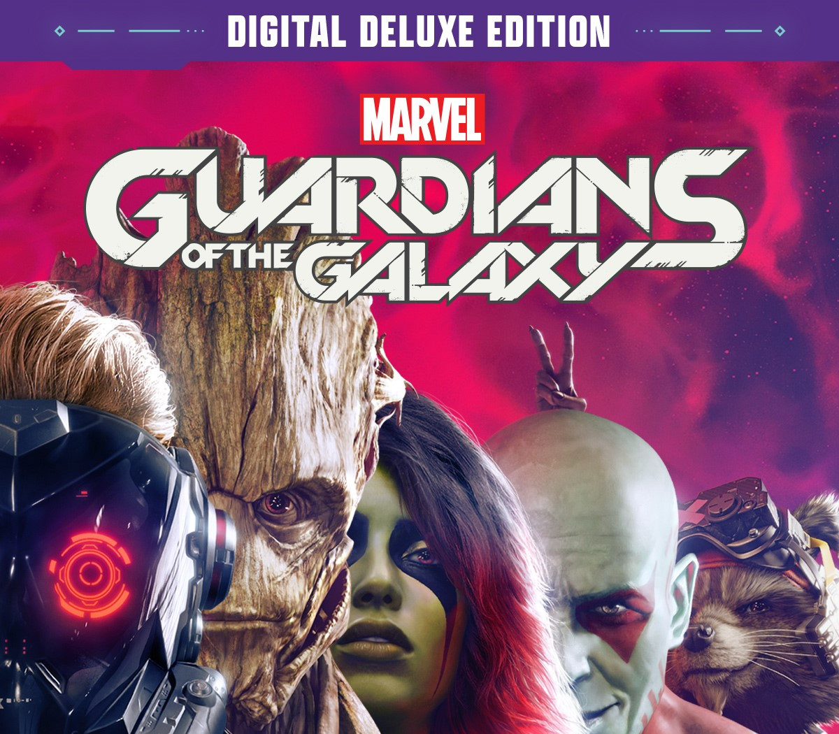 Marvel's Guardians of the Galaxy Deluxe Edition Steam CD Key Logo