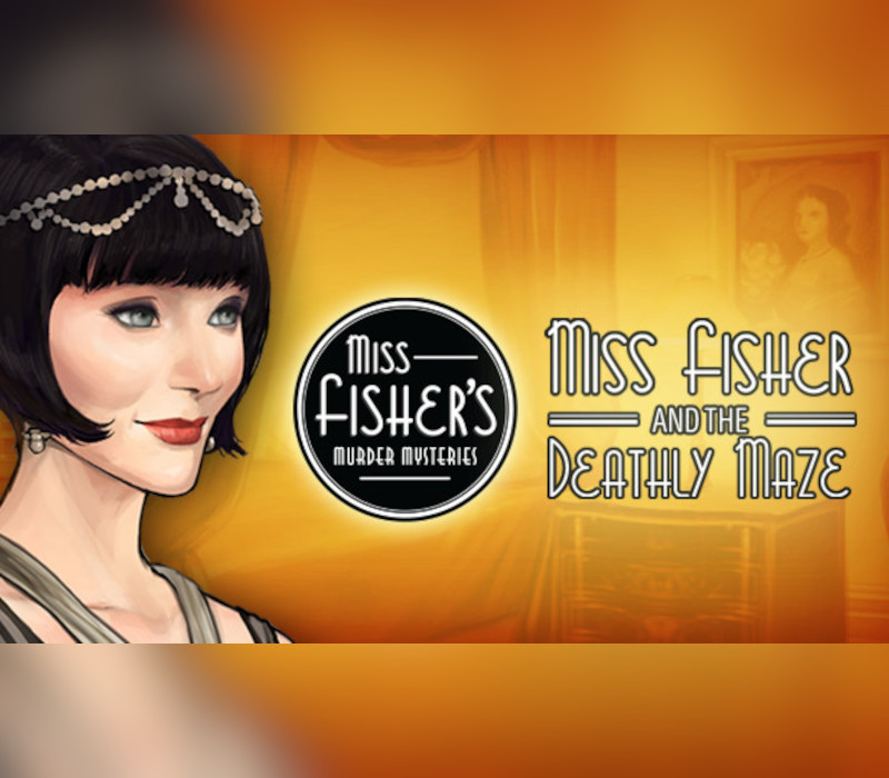 Miss Fisher and the Deathly Maze Steam CD Key Logo