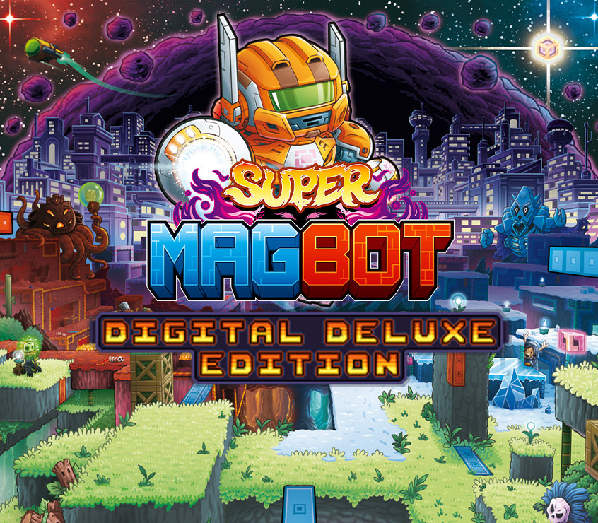 Super Magbot Deluxe Edition PC Steam CD Key Logo