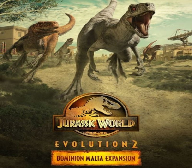 Jurassic World Evolution 2 - Dominion Malta Expansion DLC Steam CD Key Logo