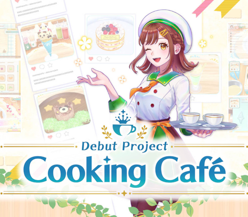 Debut Project: Cooking Café PC Steam CD Key Logo