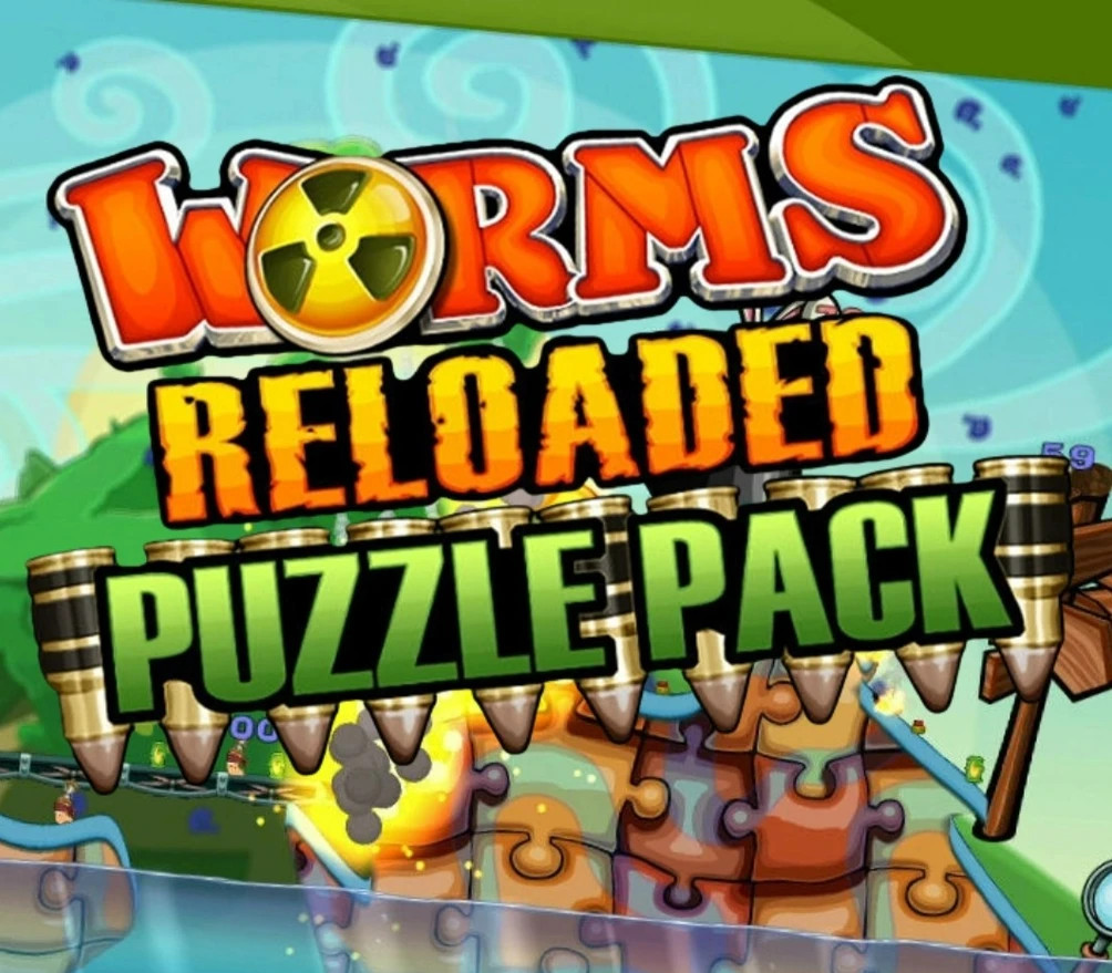 Worms Reloaded - Puzzle Pack DLC PC Steam CD Key Logo