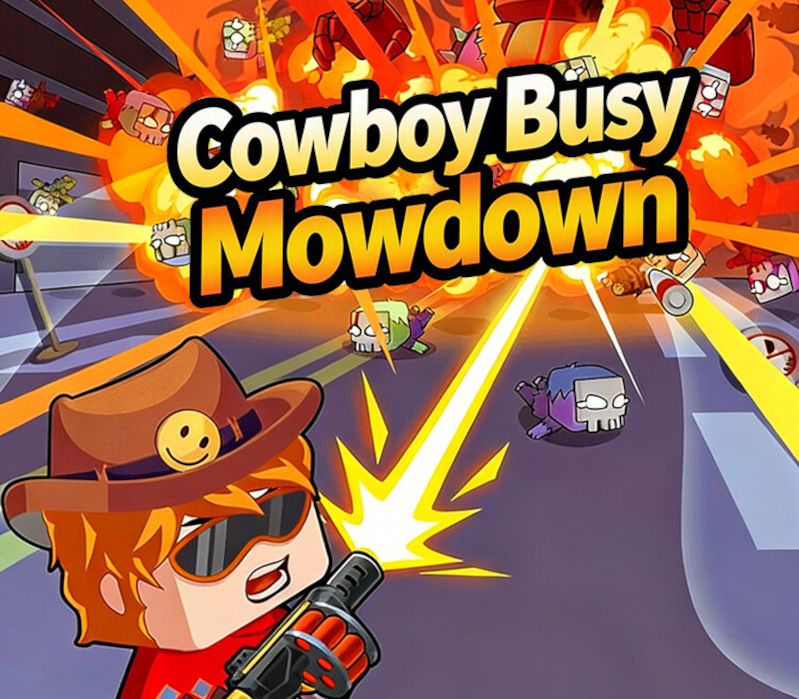 Cowboy Busy: Mowdown PC Steam CD Key Logo