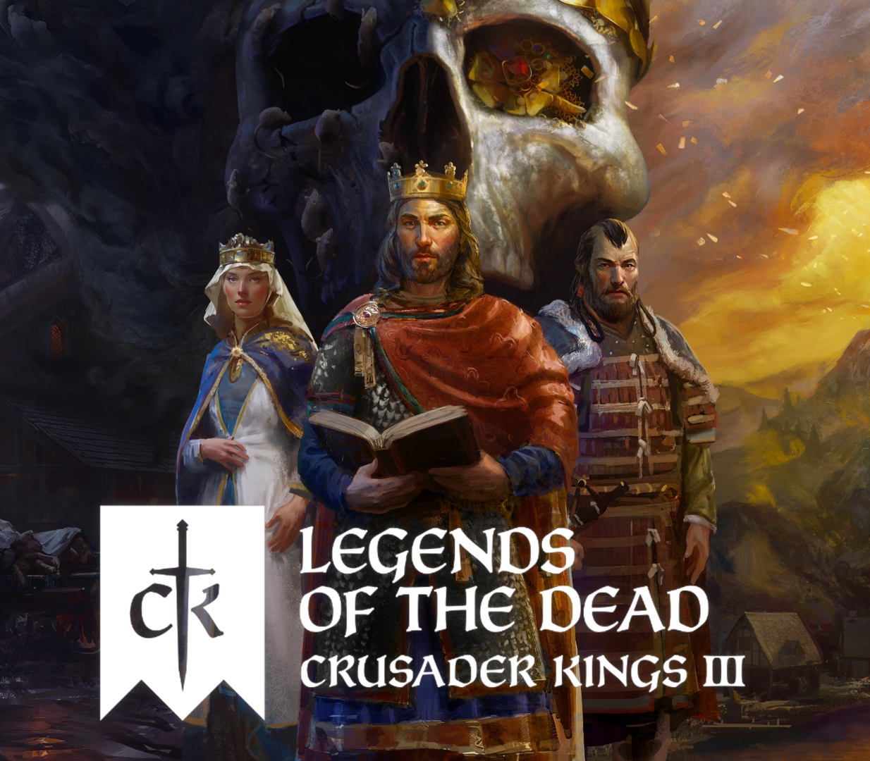 Crusader Kings III - Legends of the Dead DLC PC Steam CD Key Logo