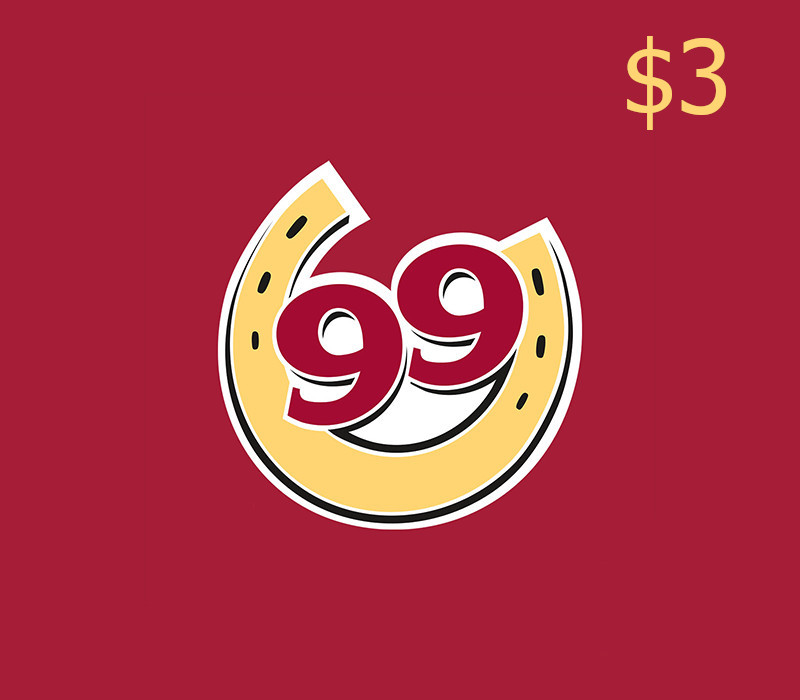 Ninety Nine Restaurants $3 Gift Card US Logo