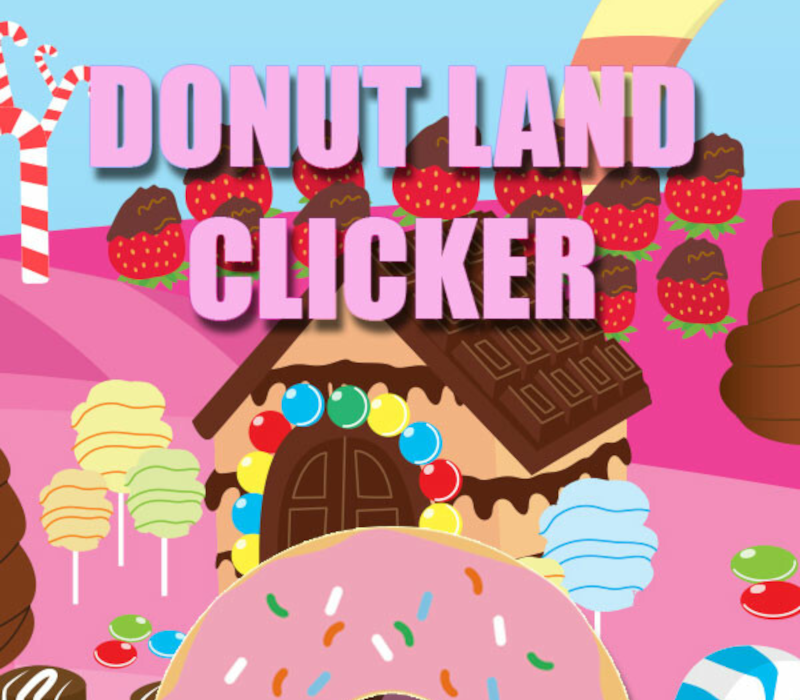 Donut Land Clicker PC Steam CD Key Logo